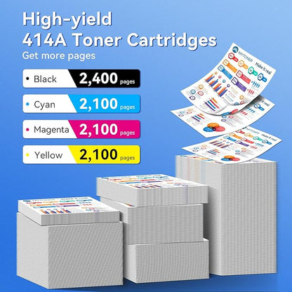 414A Toner Cartridges 4 Pack MFP M479fdw