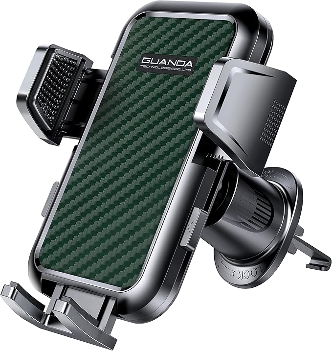 Car Vent Phone Mount, Adjustable 360 Rotation Vent Clip Car Phone Holder Mount