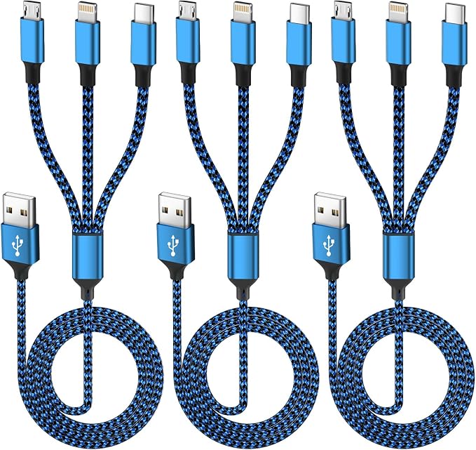 Multi Charging Cable, 3 in 1 Charging Cable