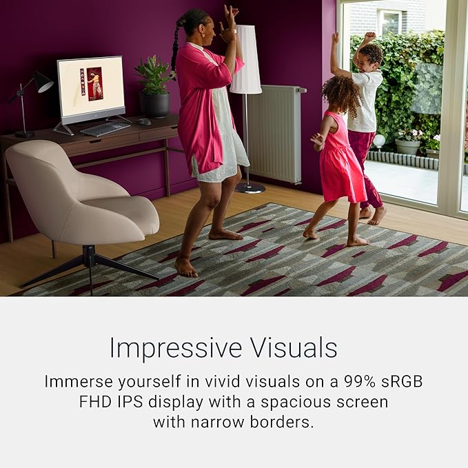 Dell 24 All-in-One Desktop ec24250-23.8-inch FHD Display, Intel Core 3