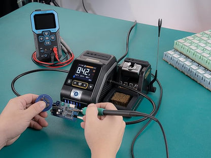 FNIRSI DWS-200 200W Precision Digital Soldering Station Kit,