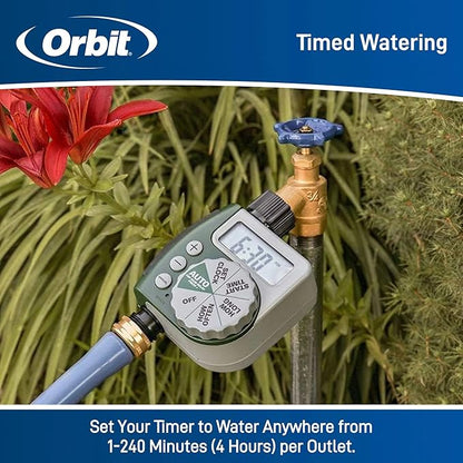 Orbit 62067 1-Outlet Programmable Digital Hose Watering Timer