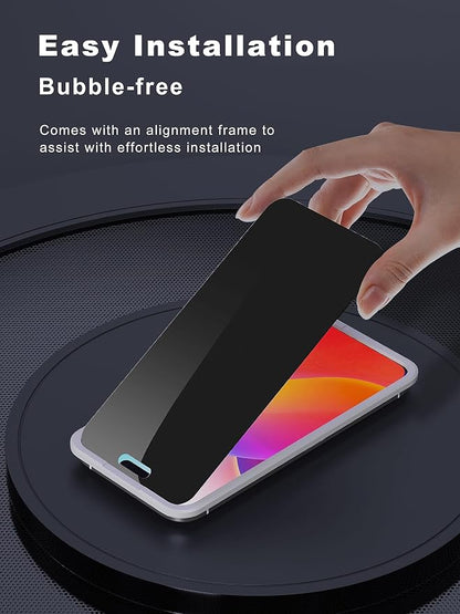 Compatible for iPhone 15 Pro Privacy Screen Protector 6.1 inch, Anti Spy Anti