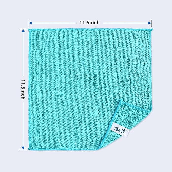 HOMEXCEL Microfiber Cleaning Cloth, 8 Pack Cleaning Rags, Cleaning Towels