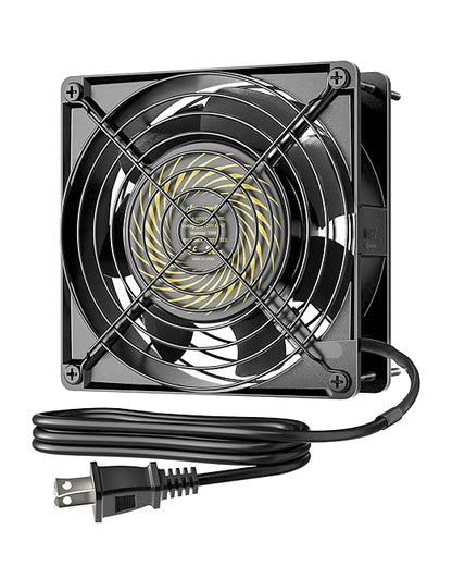 DEWENWILS 120V AC Fan, Waterproof Exhaust Fan 120mm, 18W 2850RPM 90CFM