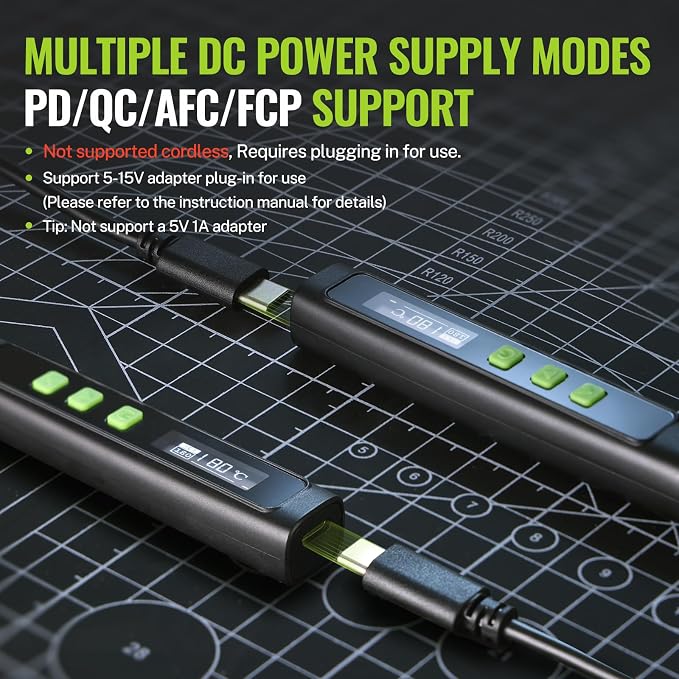 WORKPRO DC Soldering Iron Kit, Fast Heating Soldering Iron Pen
