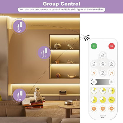 MIWISE LED Dimmer, Smart WiFi+Bluetooth Dimmable Controller