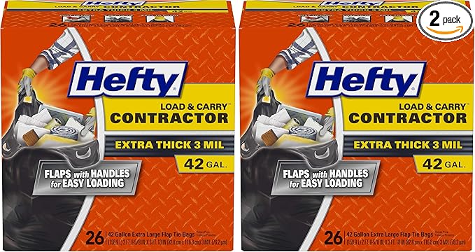 Hefty Heavy Duty Trash Bags, Large | 42 Gallon |