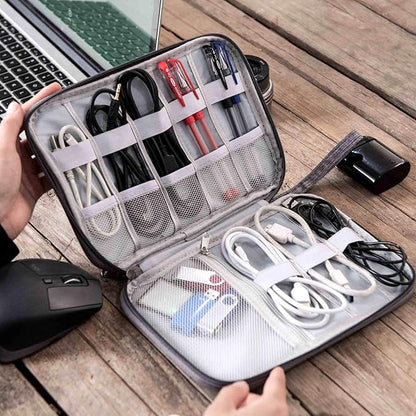 SELLYFELLY Travel Electronics Organizer Portable Cable Organizer Bag
