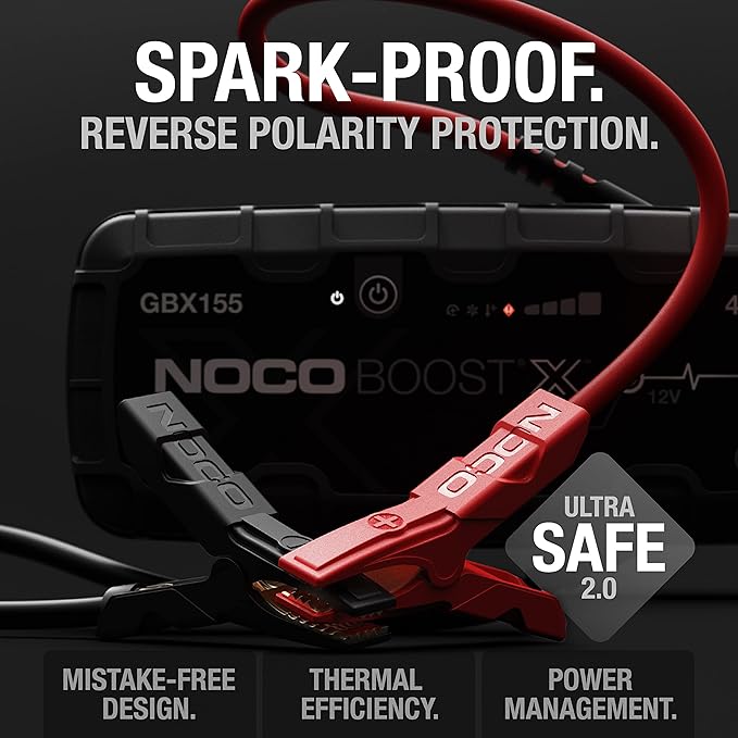 NOCO Boost X GBX155: 4250A UltraSafe Jump Starter – 12V Lithium Battery Booster