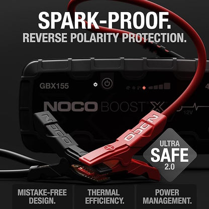 NOCO Boost X GBX155: 4250A UltraSafe Jump Starter – 12V Lithium Battery Booster