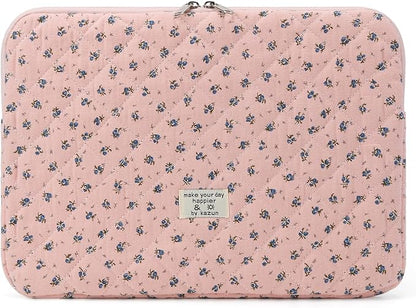 Puffy Laptop Sleeve 13-15.6 Inch Cute Quilted Laptop Protective Case Padded