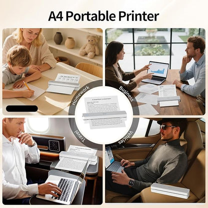iDPRT Portable Thermal Printer, 203DPI Wireless Bluetooth Small Printers