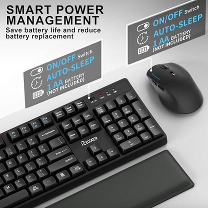 Wireless Keyboard and Mouse Combo