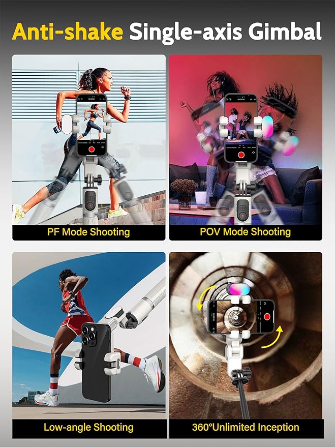 Auto Face Tracking Tripod 360 Rotation w/Stand