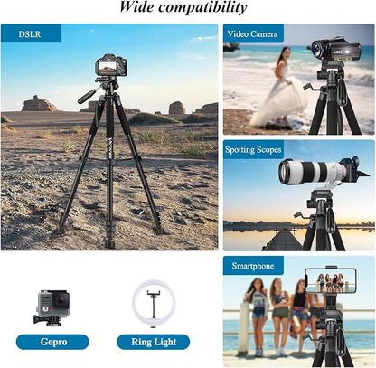 VICTIV 74” Camera Tripod, Tripod