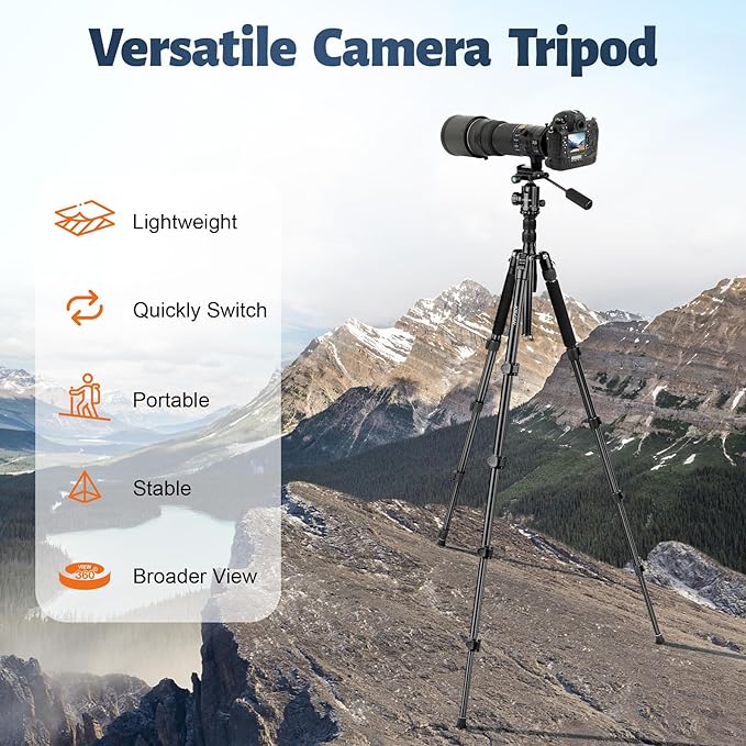 JOILCAN Camera Tripod, Heavy Duty Tripod