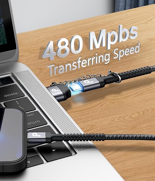 USB Type C to Lightning Cable Fast Charging