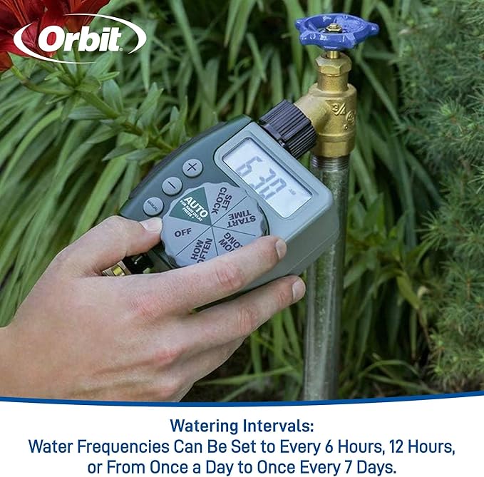 Orbit 62067 1-Outlet Programmable Digital Hose Watering Timer