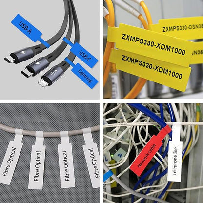 200 Pcs Cable Labels