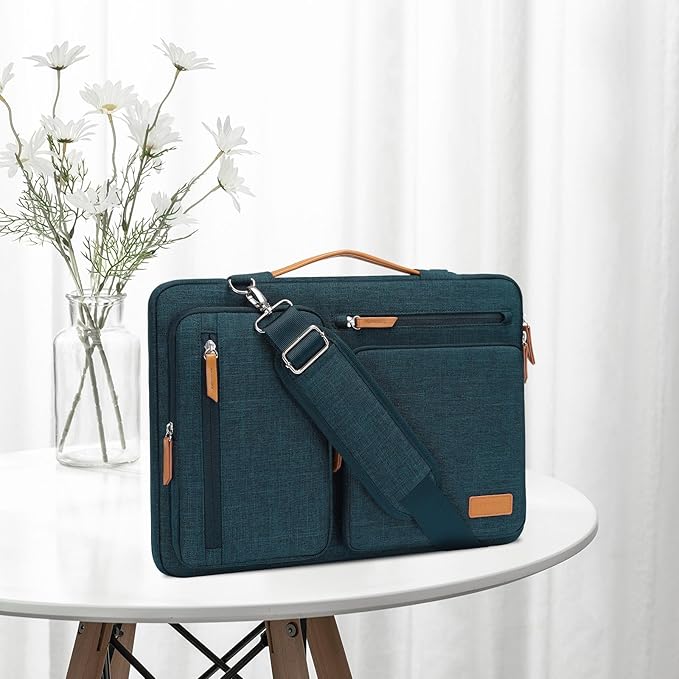 MOSISO 360 Protective Laptop Shoulder Bag, 17-17.3 inch Computer Bag Compatible