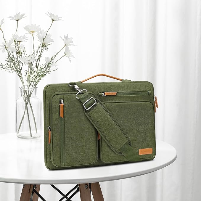 MOSISO 360 Protective Laptop Shoulder Bag, 13-13.3 inch Computer Bag Compatible