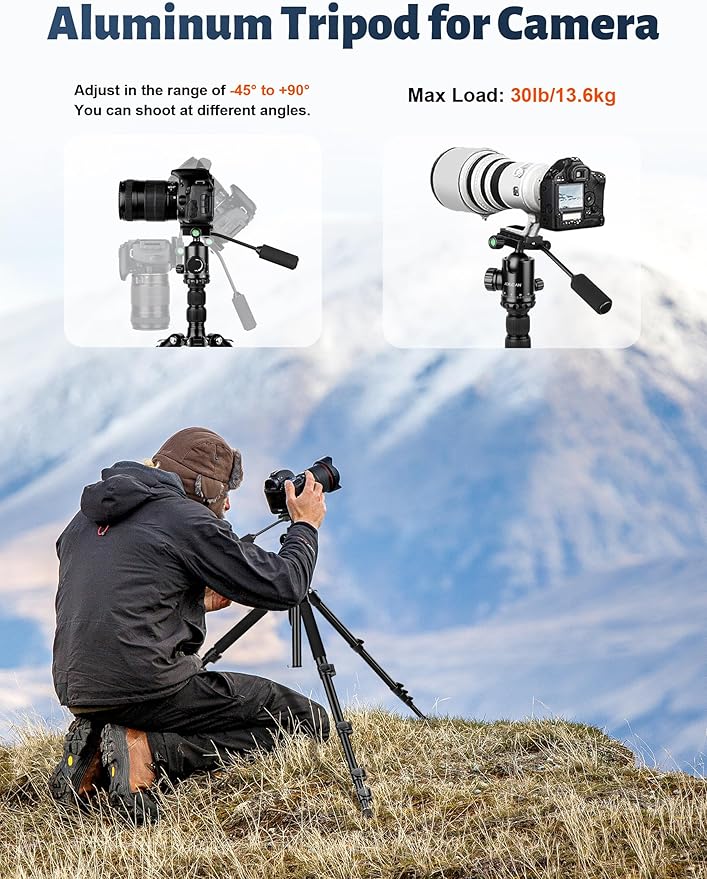 JOILCAN Camera Tripod, Heavy Duty Tripod
