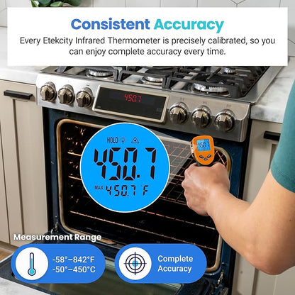 Etekcity Infrared Temperature Thermometer Gun, Laser Food Temp Gun