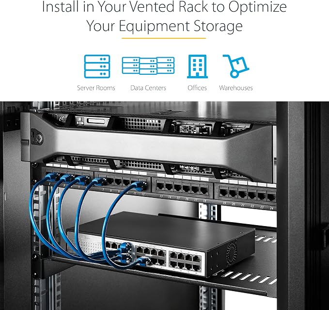 StarTech.com 2U Server Rack Shelf