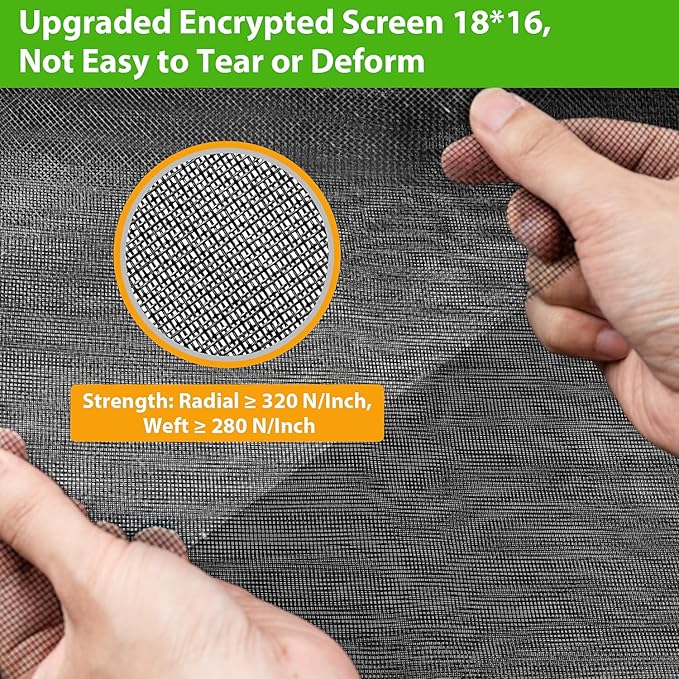 Ouskr Replacement Window Screens Roll, 36 inch x 100 feet Durable Window Screen