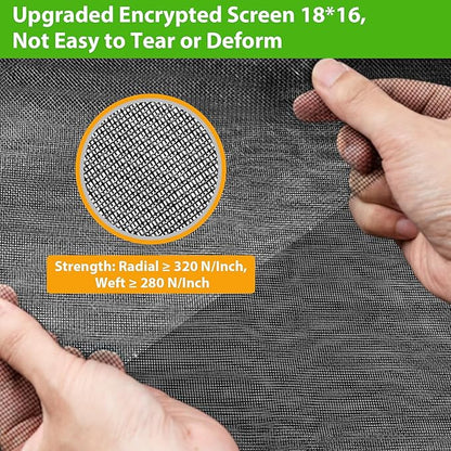 Ouskr Replacement Window Screens Roll, 36 inch x 100 feet Durable Window Screen