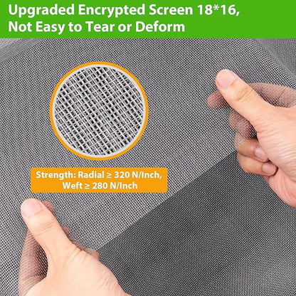 Replacement Window Screens, 59X106 Inch Durable Window Screen Mesh