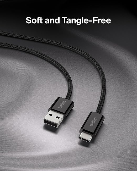 Belkin USB A to USB C Cable, 15W