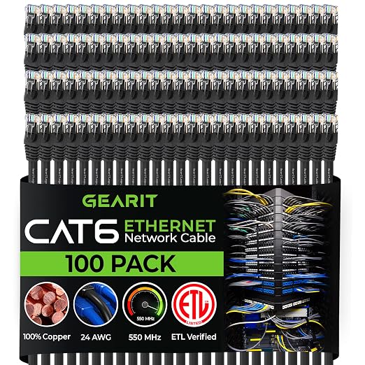 GEARit Cat 6 Ethernet Cable Pack