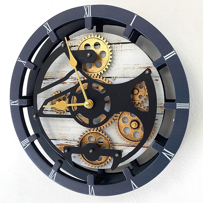 ImprovingLife The Gears Clock Desk Clock 10 inches