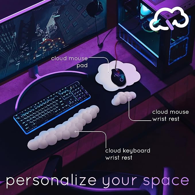 Qloud Cloud Wrist Rest Keyboard Wrist Rest