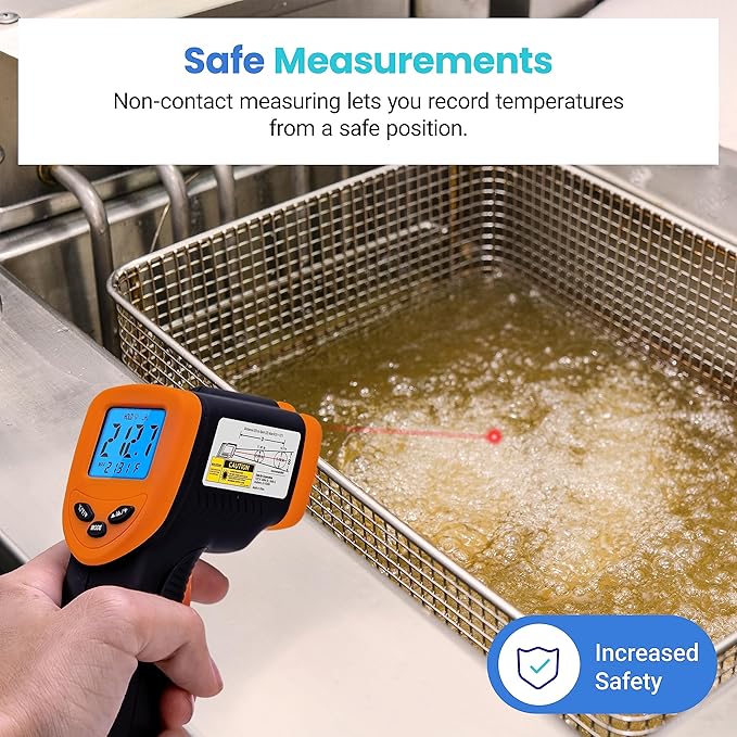 Etekcity Infrared Temperature Thermometer Gun, Laser Food Temp Gun