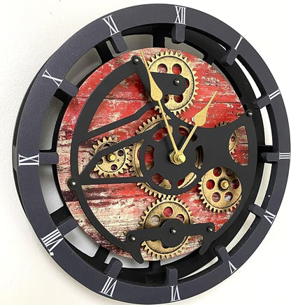 The Gears Clock Desk Clock 10 inches
