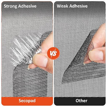 Black Screen Repair Tape, Strong Adhesive Fiberglass Patch Tape Mesh