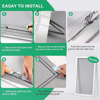 Screen Tool for Window Screen Replacement