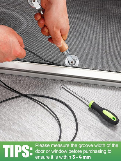 Screen Repair Kit - 3 in 1 Screen Tools Including Screen Roller Screen Spline