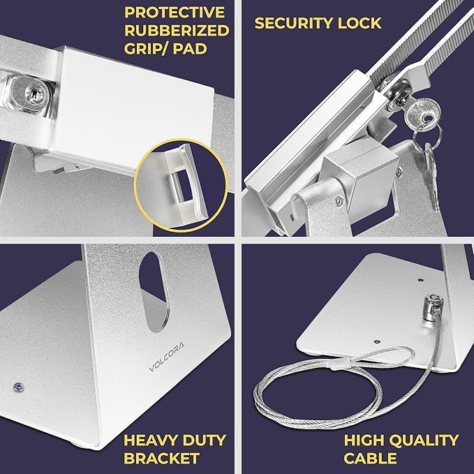 Volcora Anti-Theft Tablet Stand iPad Security Holder