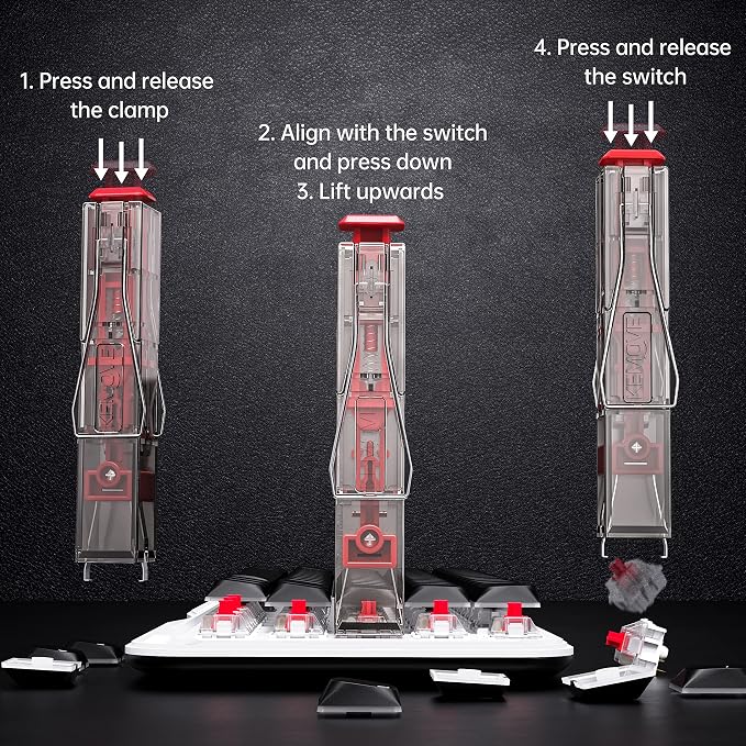 KEMOVE P10 2-in-1 Switch Puller Keycap Puller
